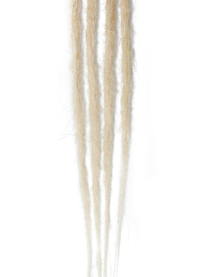 Dsoar Thin Dreadlock Extensions with Clips 20 Inch Clip In Dreads Handmade 3Pcs Crochet Loc Extensions(27/613#) - Image 5